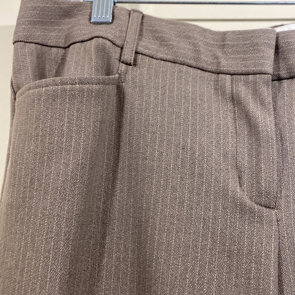 12L Express Columnist Trouser, taupe pinstripes - Picture 5 of 9